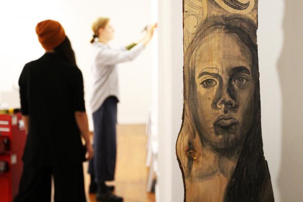 Level 7 exhibition installation